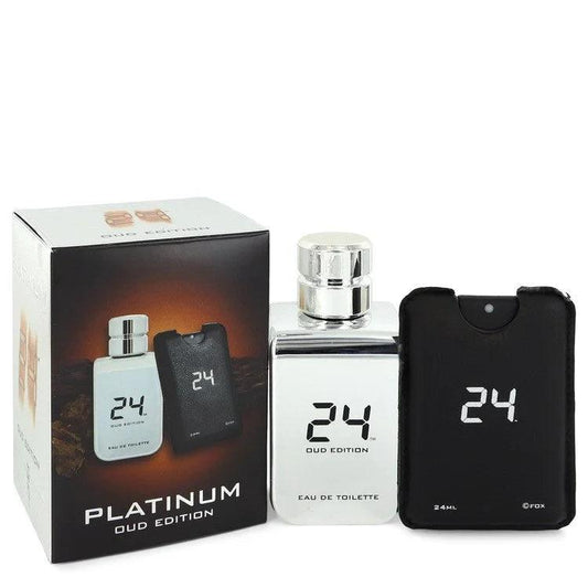 24 Platinum Oud Edition Eau De Toilette Concentree Spray + 0.8 oz {Pocket Spray By Scentstory - detoks.ca