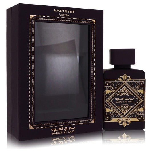 Amethyst Badee Al Oud Eau De Parfum Spray (Unisex) By Lattafa - detoks.ca