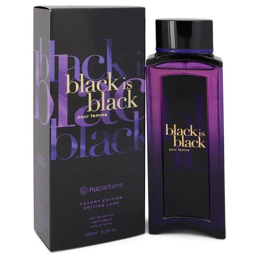 Black Is Black Eau De Parfum Spray By Nu Parfums - detoks.ca
