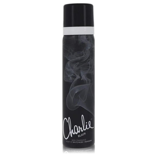 Charlie Black Body Fragrance Spray By Revlon - detoks.ca