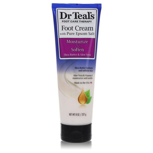 Dr Teal's Pure Epsom Salt Foot Cream Pure Epsom Salt Foot Cream with Shea Butter & Aloe Vera & Vitamin E By Dr Teal's - detoks.ca