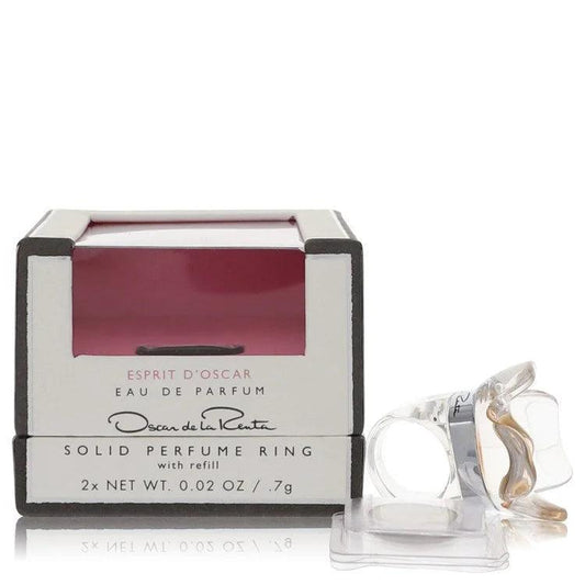 Esprit D'oscar Solid Perfume Ring with Refill By Oscar De La Renta - detoks.ca
