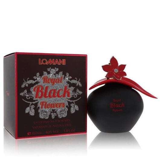 Lomani Royal Black Flowers Eau De Parfum Spray By Lomani - detoks.ca
