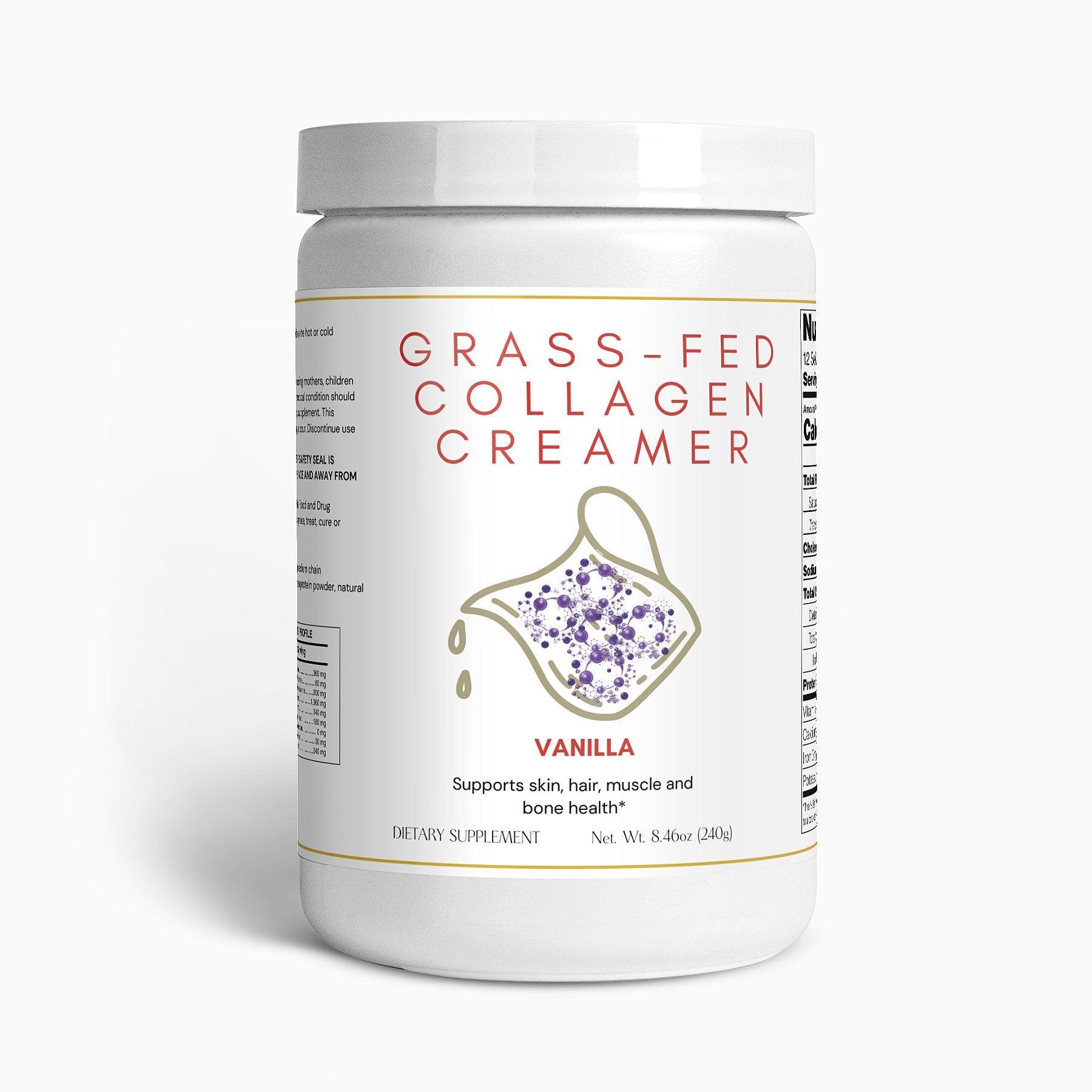 Vanilla Collagen Creamer Grass-Fed - detoks.ca