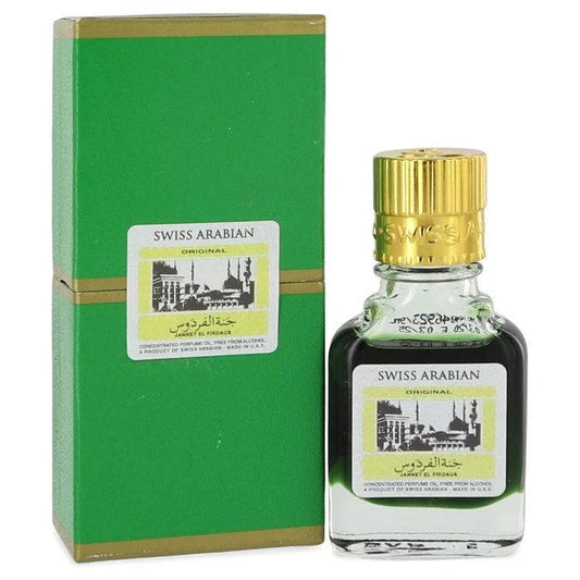 Jannet El Firdaus Concentrated Perfume Oil Free From Alcohol (Unisex Green Attar) By Swiss Arabian - detoks.ca
